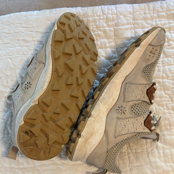 Women's Gray and Brown Sneakers - Picture 4 of 4